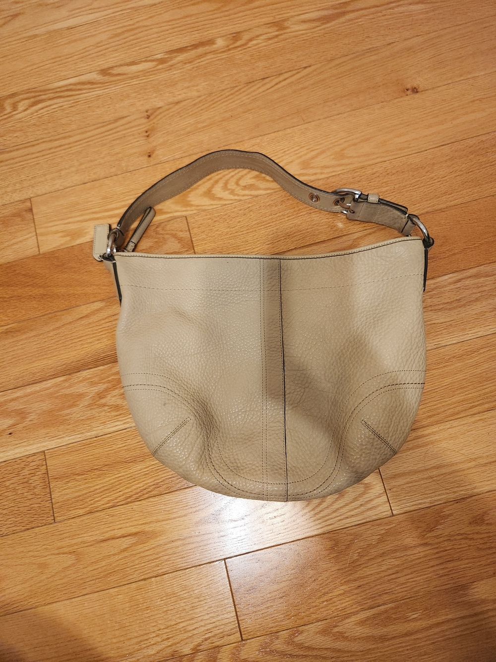 Coach F10907 Leather Hobo Bag